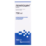 ЛЕФЛОЦИН® розчин д/інф., 5 мг/мл по 150 мл в конт.