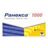 РАНЕКСА® 1000 таблетки прол./д. по 1000 мг №60 (10х6)