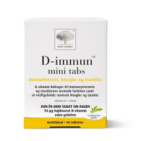 D-IMMUN для імунітету, кісток і м'язів, міні таблетки №90 (NEW NORDIC)