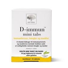 D-IMMUN для иммунитета, костей и мышц, мини таблетки №90 (NEW NORDIC)