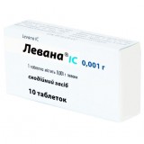ЛЕВАНА® IC таблетки по 1 мг №10 (10х1)