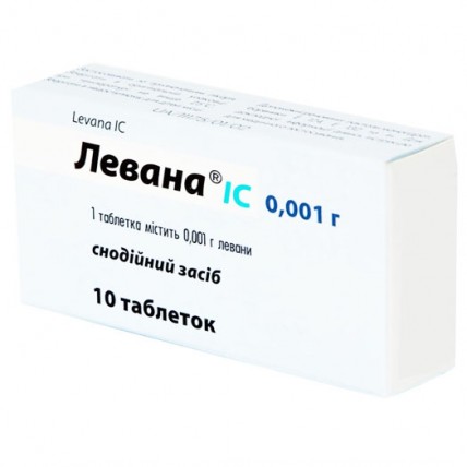 ЛЕВАНА® IC таблетки по 1 мг №10 (10х1)