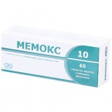МЕМОКС 10 таблетки, п/плен. обол., по 10 мг №60 (10х6)