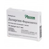 ДАЛАРГИН-ФАРМСИНТЕЗ раствор д/ин., 1 мг/мл по 1 мл в амп. №10