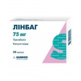 ЛИНБАГ капсулы тв. по 75 мг №30 (10х3)