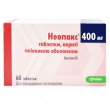 НЕОПАКС® таблетки, п/плен. обол., по 400 мг №60 (10х6)