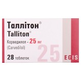 ТАЛЛИТОН® таблетки по 25 мг №28 (14х2)