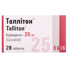ТАЛЛИТОН® таблетки по 25 мг №28 (14х2)