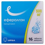 ЭФФЕРАЛГАН таблетки шип. по 500 мг №16 (4х4)