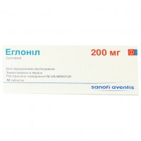 ЭГЛОНИЛ® таблетки по 200 мг №12 (12х1)
