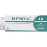 МЕМОКС 10 таблетки, п/плен. обол., по 10 мг №30 (10х3)