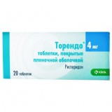 ТОРЕНДО® таблетки, п/плен. обол., по 4 мг №60 (10х6)