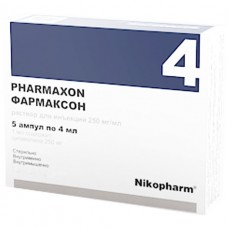 Фармаксон розчин д/ін. 250 мг/мл по 4 мл №5 в амп.
