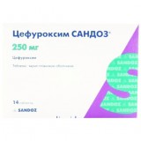 ЦЕФУРОКСИМ САНДОЗ® таблетки, п/плен. обол., по 250 мг №14 (7х2)