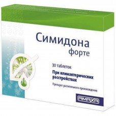 СИМИДОНА ФОРТЕ таблетки по 13 мг №30 (30х1)