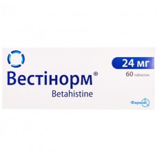ВЕСТИНОРМ® таблетки по 24 мг №60 (10х6)