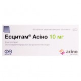 ЭСЦИТАМ® АСИНО таблетки, п/плен. обол., по 10 мг №60 (10х6)