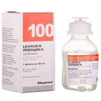 Левоцин-Н розчин д/інф. 500 мг/100 мл по 100 мл у флак.