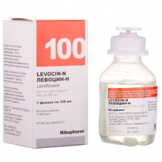 ЛЕВОЦИН-Н раствор д/инф., 500 мг/100 мл по 100 мл во флак.