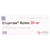 ЭСЦИТАМ® АСИНО таблетки, п/плен. обол., по 20 мг №30 (10х3)