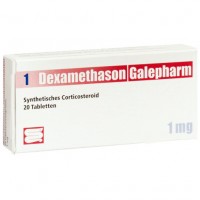 ДЕКСАМЕТАЗОН ГАЛЕФАРМ таблетки по 1 мг №20 (20х1)