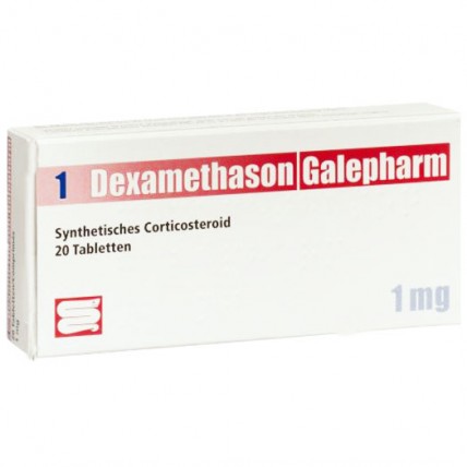 ДЕКСАМЕТАЗОН ГАЛЕФАРМ таблетки по 1 мг №20 (20х1)