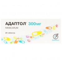 АДАПТОЛ® таблетки по 300 мг №20 (10х2)
