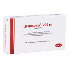 ЦЕДОКСИМ® таблетки, п/плен. обол., по 200 мг №10 (10х1)