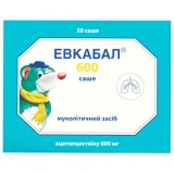 ЭВКАБАЛ® 600 САШЕ порошок д/ор. р-ра по 600 мг/3 г в саше №20