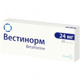 ВЕСТИНОРМ® таблетки по 24 мг №30 (10х3)