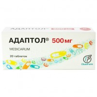 АДАПТОЛ® таблетки по 500 мг №20 (10х2)