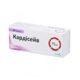 КАРДИСЕЙВ® таблетки, п/плен. обол., 75 мг №50 (10х5)