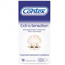 Презервативи Contex Extra Sensation (з крапк.та ребр.) №12