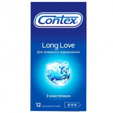 Презервативи Contex Long Love (з анестетиком) №12
