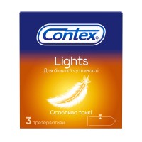 Презервативы CONTEX N3 Lights очень тонкие