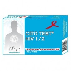 Тест CITO TEST HIV 1/2  ВІЛ 1-го і 2-го типів