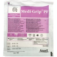 Перчатки Medi-Grip® PF, латекс.хирург.без пудры стер.  р. 6.5