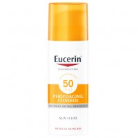 Eucerin 63840 Солнцезащитный флюид для чувствительной кожи лица SPF-50 50мл