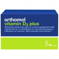 Ортомол Vitamin D3 Plus, капсули. 60 дні (ORTOMOL 4260022694601)