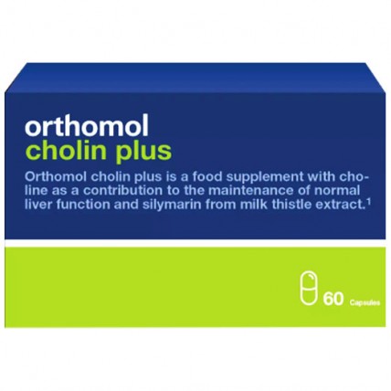 Ортомол Cholin Plus, капсули 30 днів. (ORTHOMOL 12502563)