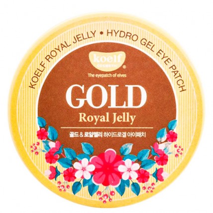 KOELF Патчі гідрогелеві д/очей з золотом Gold & Royal Jelly Eye Patch 60шт
