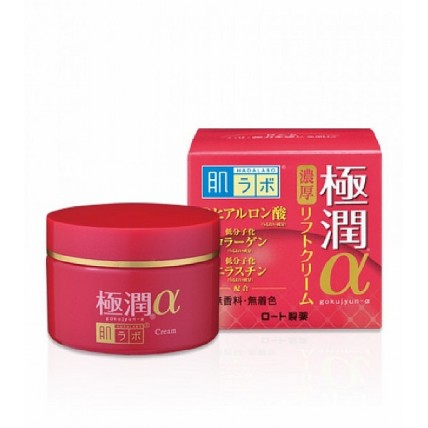 Антивозрастной гиалуроновый лифтинг крем HADA LABO Gokujyun Lifting Alpha Cream 50g