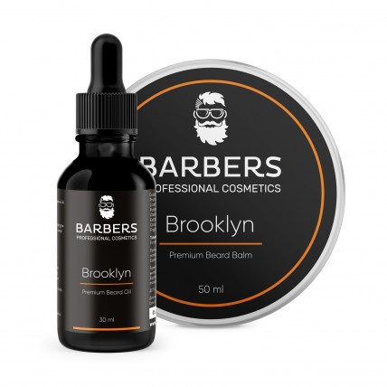 BARBERS PROFESSIONAL COSMETICS Набор для ухода за бородой Brooklyn 30мл+50мл