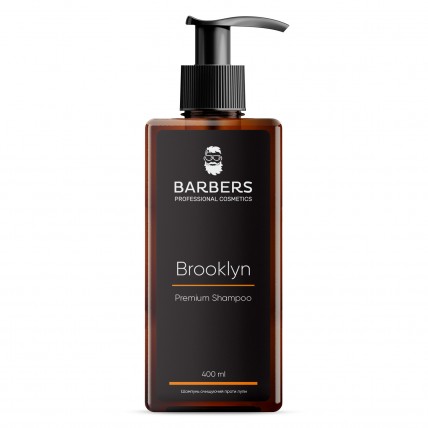 BARBERS PROFESSIONAL COSMETICS Шампунь для чоловіків проти лупи Barbers Brooklyn 400мл