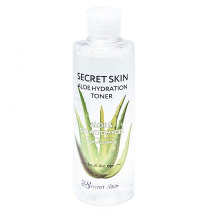 SECRET SKIN Зволожуючий тонер для обличчя з екстрактом алое SECRET SKIN Aloe Hydration Toner 250ml