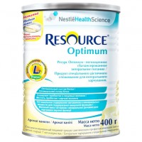 Nestle Resource Optimum смесь сухая ваниль 400г