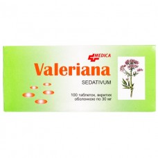 Валеріана 100 таб, 30 мг