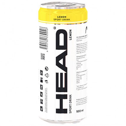 Head Lemon — Sport DRINK слабо газированный безалкогольный напиток 0,5 ЖБ