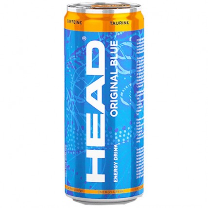 Head Original Blue – Energy DRINKS газований енергетичний напій 0,5 ЖБ