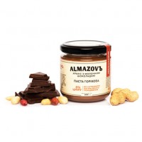 Паста горіхова Арахіс з молочним шоколадом 200г ALMAZOVЪ